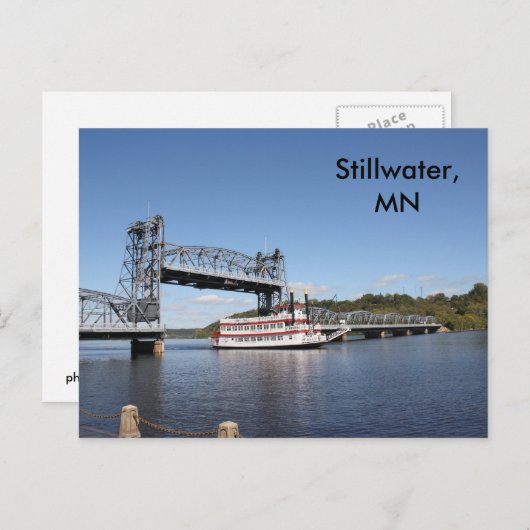 Stillwater, MN Postkarte (Vorne/Hinten)