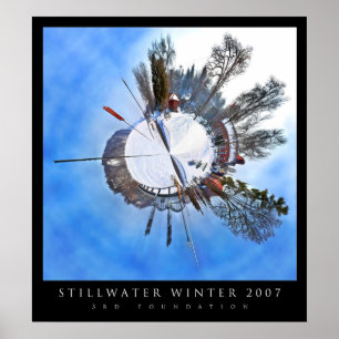 Stillwater Winter Polar Panorama Poster
