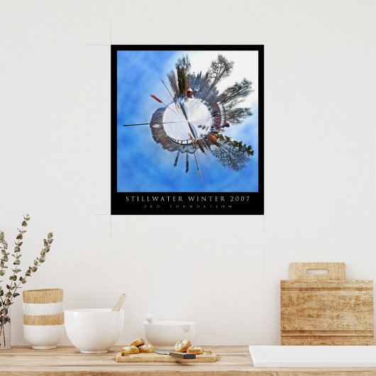 Stillwater Winter Polar Panorama Poster (Küche)