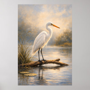 Stillwaterreiher   Küstenwildtiere   Poster
