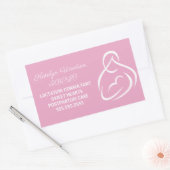 Stillzeit Berater Stillen Experte Pink Rechteckiger Aufkleber (Umschlag)