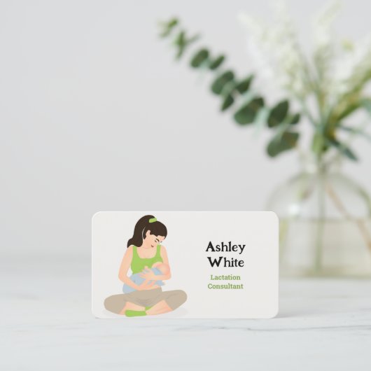 Stillzeit Berater Visitenkarte (Stehend Vorderseite)