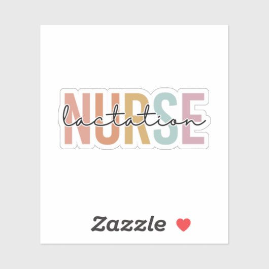 Stillzeit, Geschenk für Stillzeit Aufkleber (Blatt)