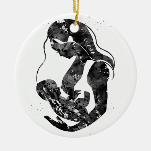 Stillzeit Keramik Ornament (Vorne)