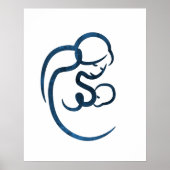 Stillzeit Mutter Poster (Vorne)