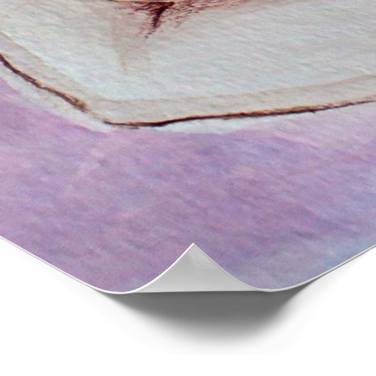 Stillzeit Mutter und Kind Poster (Ecke)