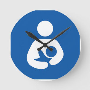Stillzeit Runde Wanduhr