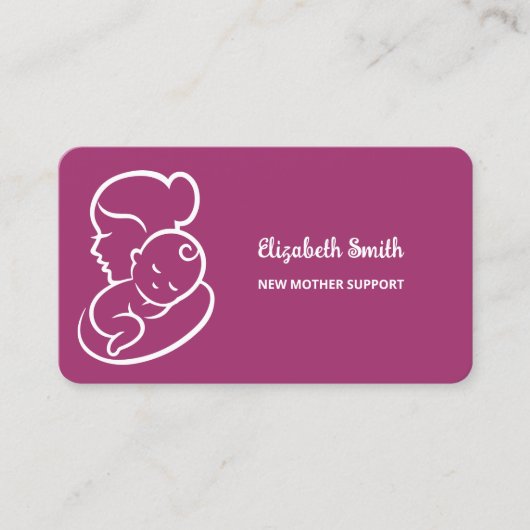 Stillzeit und Stillzeit Visitenkarte (Vorderseite)