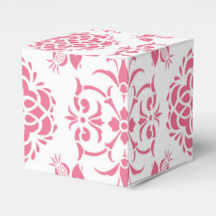 Stilmuster in Rosa und Weiß Geschenkschachtel