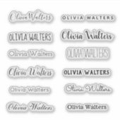 Stilname Aufkleber (Vorderseite)