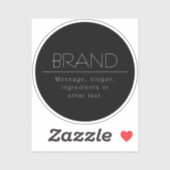 Stilname oder anderer Text Aufkleber (Blatt)