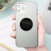 Stilname oder anderer Text Aufkleber (Telefon)