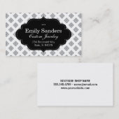 Stilrahmen | Textil Visitenkarte (Vorne/Hinten)