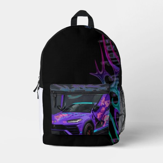 Stilrennen Bedruckter Rucksack (Vorderseite)