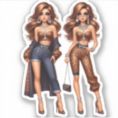 Stilrichtungen Aufkleber (Vorderseite)