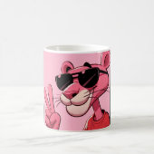 "Stilschlupf mit dem rosa Panther" Kaffeetasse (Mittel)