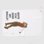 Stilschwingen: Handtücher für den eigenen Golf (Horizontal)