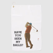 Stilschwingen: Handtücher für den eigenen Golf (Vorderseite)