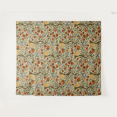 Stilsichere orange Äpfel auf braunen Bäumen Design Wandteppich (Vorderseite (Horizontal))