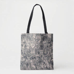Stilsicheres schwarzes Pariser Toile-Design Tasche