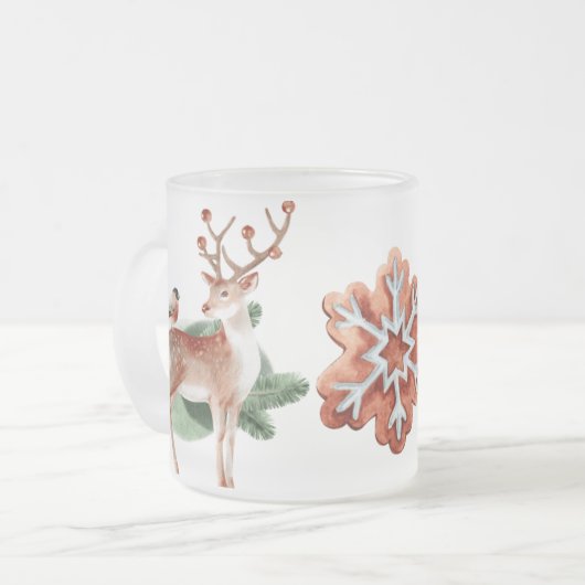 Stilsippe - Neujahrsglas Mattglastasse (Vorderseite Links)