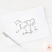 Stilsticker Ovaler Aufkleber (Umschlag)