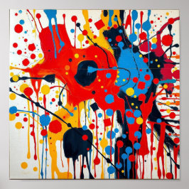 Stilsvolle ästhetische abstrakte Kunst Wasserfarbe Poster