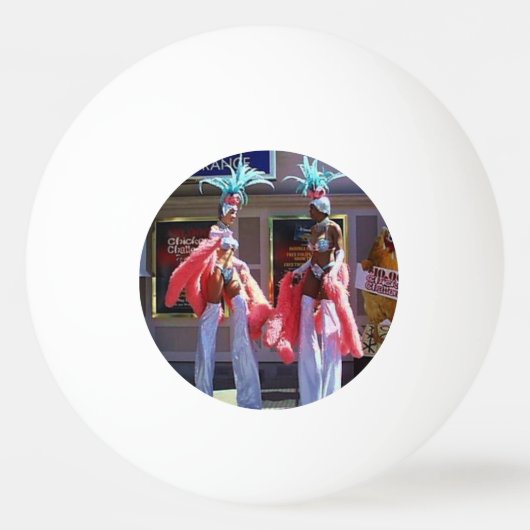 Stilt Dancers 1-Sterne Tischtennisball (Vorderseite)