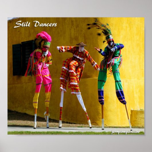 Stilt Dancers Poster (Vorne)