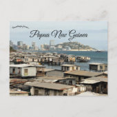 Stilt Houses in Port Moresby Papua Neue Guinea Postkarte (Vorderseite)