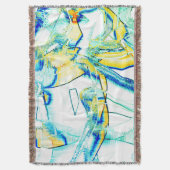 Stiltinte nein, Bild mit gelbem, zyanblauem Fleck Decke (Vorderseite Vertikal)