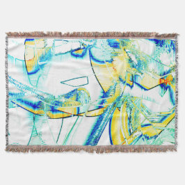 Stiltinte nein, Bild mit gelbem, zyanblauem Fleck Decke