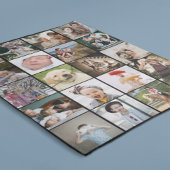 Stilvoll 20 Foto Collage Gemütliches Fleece Blanke