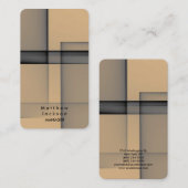 Stilvoll Abstrakt Moderner Schlichter Beruflicher Visitenkarte (Vorne/Hinten)