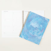 Stilvoll Abstrakter Blue Whirl Art Planner Planer (Anzeige)