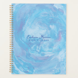Stilvoll Abstrakter Blue Whirl Art Planner Planer