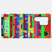 Stilvoll Abstraktes Mosaik Samsung Galaxy Hülle (Rückseite (Horizontal))