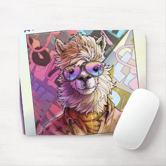 Stilvoll Alpaca Mousepad (Mit Mouse)
