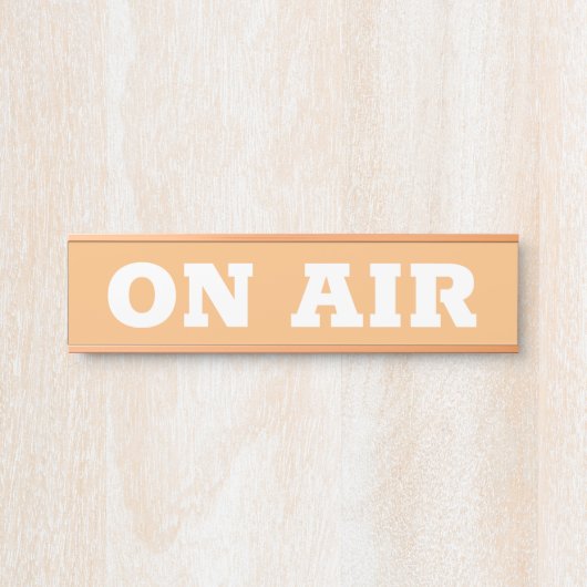 Stilvoll an der Tür signieren Türschild (Vorderseite )