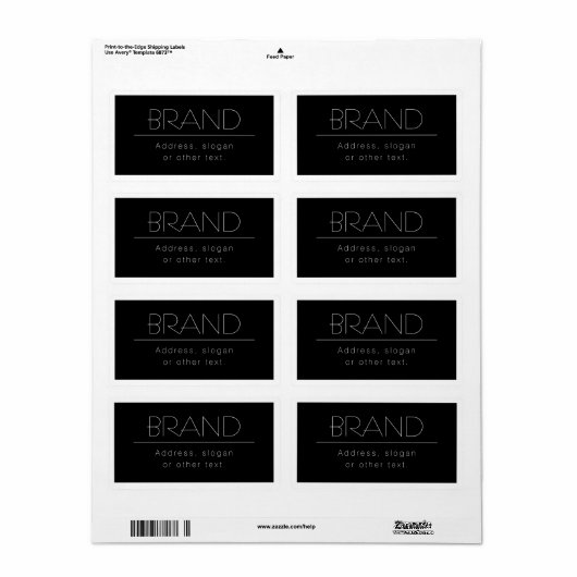 Stilvoll änderbarer Text mit/ohne Grenzen (Vorne)