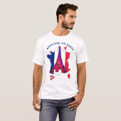 Stilvoll angepasst an PARIS-T - Shirt (Vorne ganz)