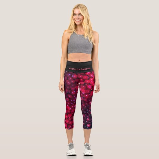 Stilvoll | Anpassbar | KREBS Capri Leggings (Vorderseite)