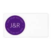 Stilvoll anpassbarer Text (Vorne)