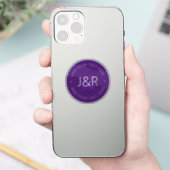 Stilvoll anpassbarer Text Aufkleber (Telefon)