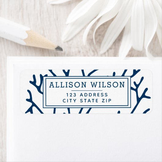 Stilvoll Aquamarines blaues Korallenmuster - Thema (Insitu)