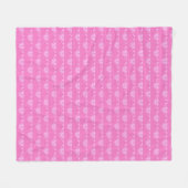 Stilvoll Art-Deco-Schmetterling - orchid pink Fleecedecke (Vorderseite (Horizontal))