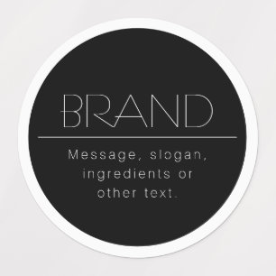 Stilvoll aussehende Grenze wasserdicht Etiketten