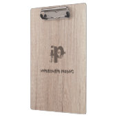 Stilvoll aussehender Holzausschnitt Klemmbrett (Links)