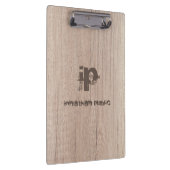 Stilvoll aussehender Holzausschnitt Klemmbrett (Rechts)