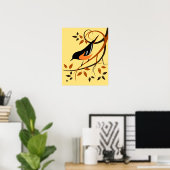 Stilvoll baltimore Oriole Art Poster (Heimbüro)